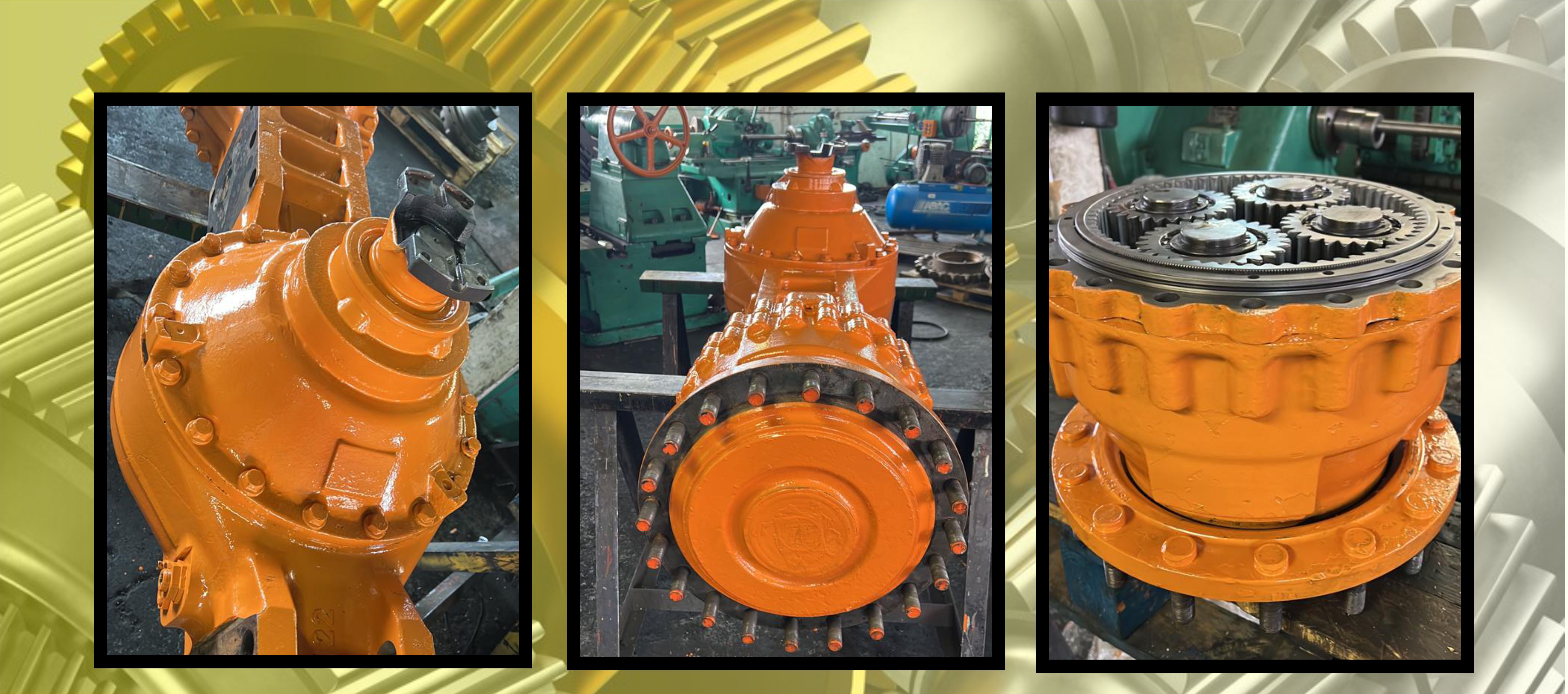 Manufacturers and Restorers of Gears,  Restorers of Diff Housings Crosses Crown, Wheels and pinions  General Engineering, Reconditioning of Gearsboxes, SPM Gears